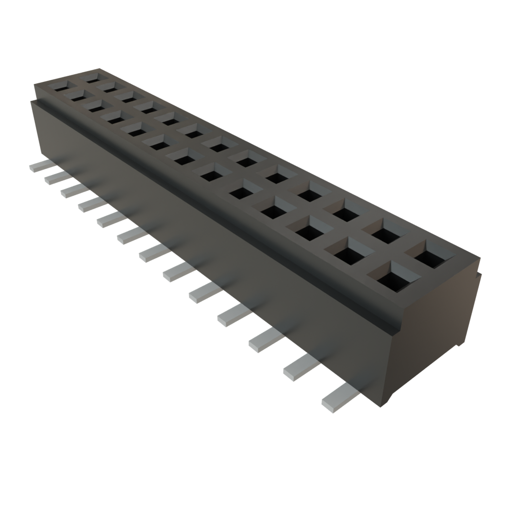 Samtec-CLM-113-02-L-D Connector Headers and PCB Receptacles Conn Micro Socket Strip SKT 26 POS 1mm Solder ST SMD Tube