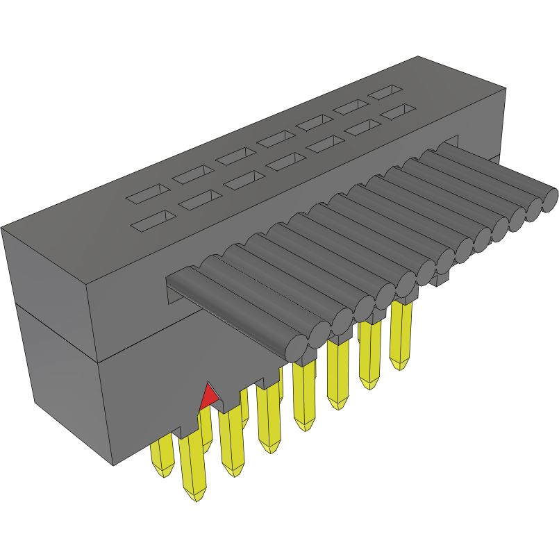 Samtec-FFMD-07-S-06.00-01 Flachband Kabelbaugruppen Cable Assembly Flat Ribbon 0.15m 30AWG IDC Connector 14 POS M IDT Bulk