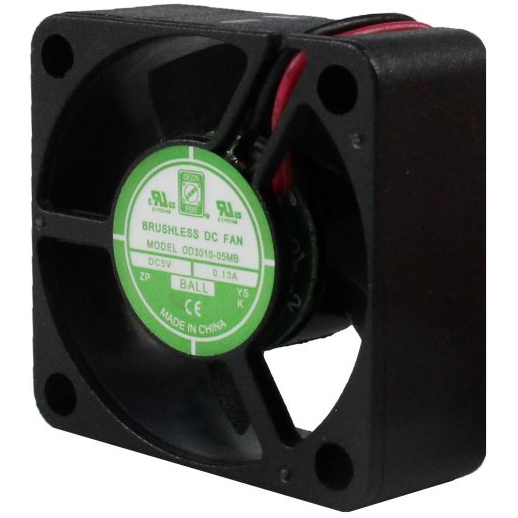 ORION FANS-OD3010-12LB Blowers and Fans DC Fan Axial Ball Bearing 12V 11V to 13.8V 3.5CFM 23.1dB 30 X 30 X 10.5mm Low Speed