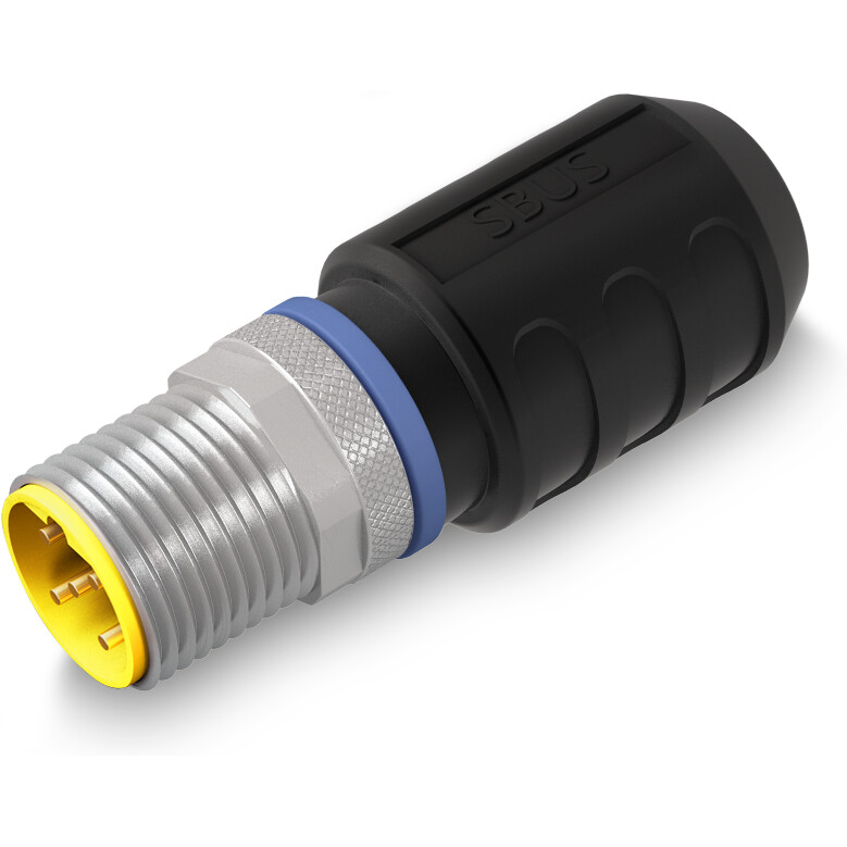 WAGO-756-9409/060-000 Steckverbinderzubehör M12 system bus terminating plug, B coded, straight