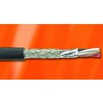 Alpha Wire-6460 OR005 Kabel, Mehrleiter Shielded Multi-Conductor Cable Tape Polypropylene 2Conductors 22AWG 5.25mm 300VAC Orange Polyvinyl Chloride 30.48m Spool