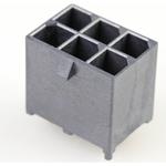 Conn Wire to Board HDR 6 POS 5.7mm Solder ST Top Entry Thru-Hole Mega-Fit Tray