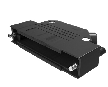 Amphenol Communications Solutions-8655PHRA0901LF 抽缩起动适配器 D-Sub Accessories, Input Output Connectors, Angle Exit Plastic Hood for 9 position connector