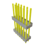 Conn Board Stacker HDR 12 POS 2.54mm Solder ST Top Entry Thru-Hole Bulk