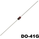 Rectron-1N4744A Zener Diode Zener Single 15V 5% 1000mW 2-Pin DO-41