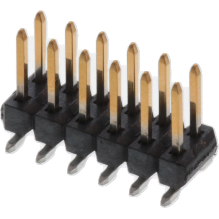 Molex-0015910120 Embases de raccordement et réceptacles PCB Conn Unshrouded Header HDR 12 POS 2.54mm Solder ST Top Entry SMD C-Grid Tube