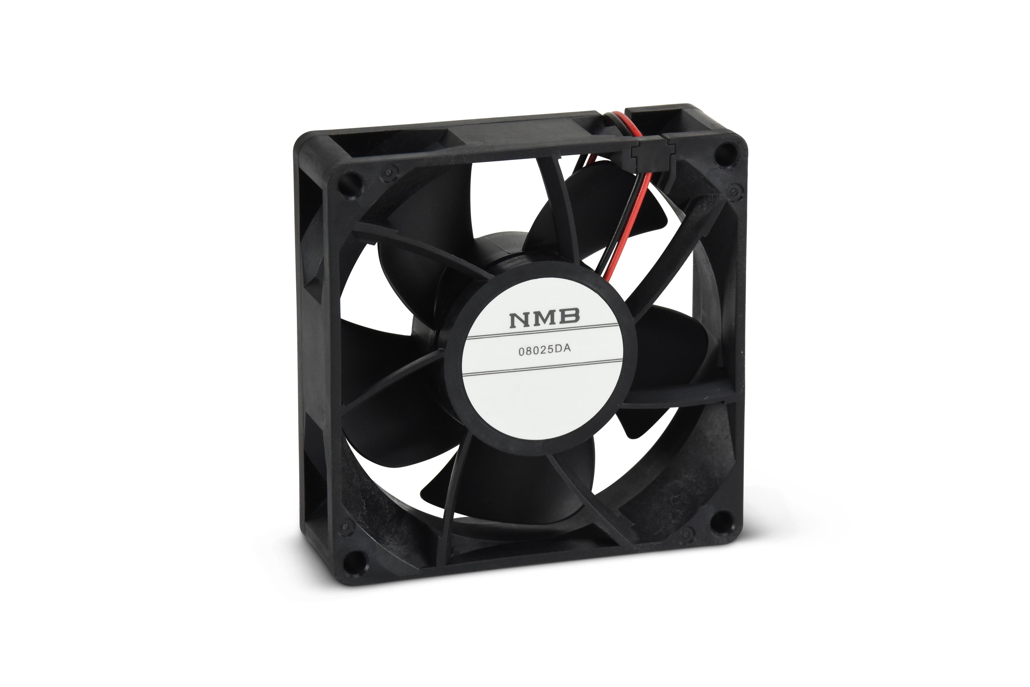 MinebeaMistumi – NMB Technologies-08025DA-12P-AA-00 Gebläse und Lüfter DC Fan Axial Ball Bearing 12V 7V to 13.2V 73CFM 55dB 80 X 80 X 25.5mm Box