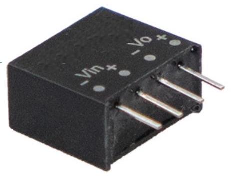 Mean Well Enterprises-SMU02M-15N DC/DC-Wandler und Spannungsreglermodul Module DC-DC 12VIN 1-OUT 15V 0.133A 2W 4-Pin SIP Module