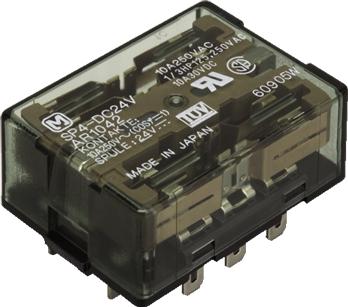 Panasonic-SP4-L2-DC24V Power Relays Power Relay 24VDC 10A 4PDT(51x25.6x27.65)mm Plug-In