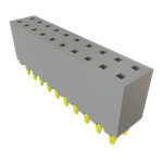 Conn Unshrouded Header HDR 20 POS 2mm Press Fit ST Thru-Hole Bulk