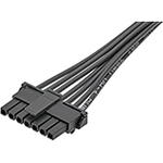 Cable Assembly AC Power 0.075m Micro-Fit to Micro-Fit 7 to 7 POS F-F Crimp-Crimp 20AWG