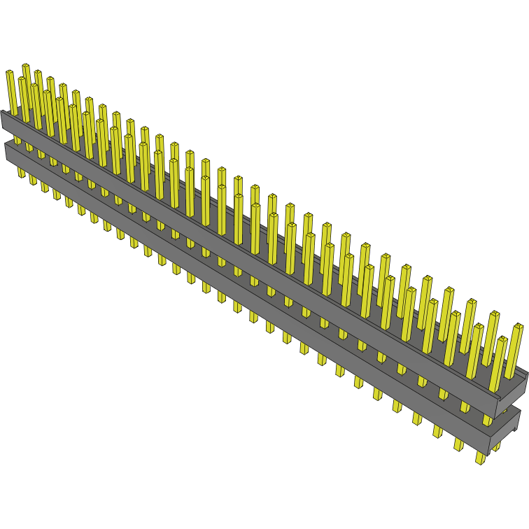 Samtec-DW-30-15-L-D-290 Steckverbinderleisten und Leiterplattenbuchsen Conn Board Stacker HDR 60 POS 2.54mm Solder ST Top Entry Thru-Hole Bulk