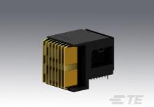 TE Connectivity-2102772-2 Connector Backplane Conn Daughter Card M 56 POS 1.8mm Press Fit RA Thru-Hole VITA 46