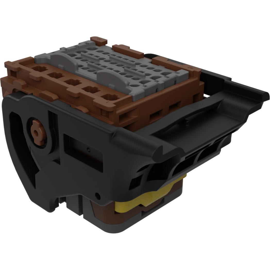 Molex-0643212018 Connector Discrete Wire Housing Conn Housing RCP 53 POS 2.54mm/3.5mm/7mm Crimp ST Cable Mount Gray Carton