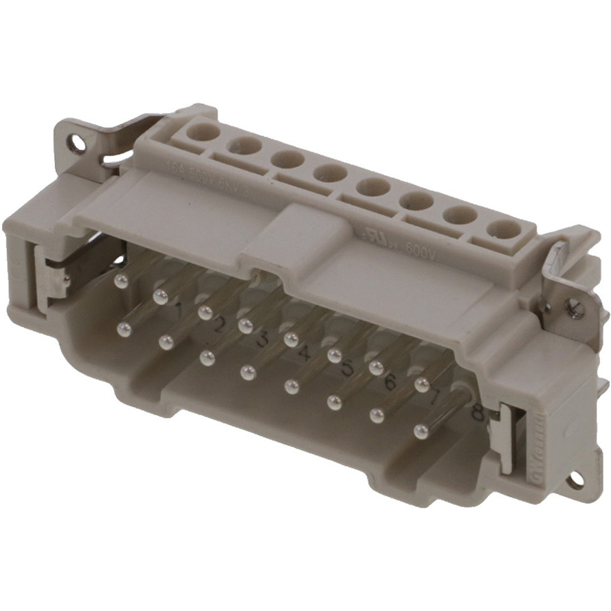 Molex-0936010273 Raccordement rectangulaire Conn Rectangular M 16 POS Screw ST Cable Mount Bag