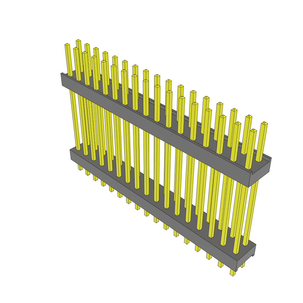 Samtec-ZW-17-20-L-D-788-110 Steckverbinderleisten und Leiterplattenbuchsen Conn Board Stacker HDR 34 POS 2.54mm Solder ST Top Entry Thru-Hole Bulk