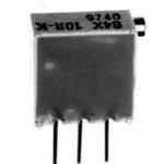 NTE Electronics-500-0224 Widerstandstrimmern, Potenziometern und Regelwiderstande Res Cermet Trimmer 10K Ohm 10% 0.5W(1/2W) 25(Elec)Turn 1.98mm (11.05 X 4.83 X 10.03mm) Pin Thru-Hole