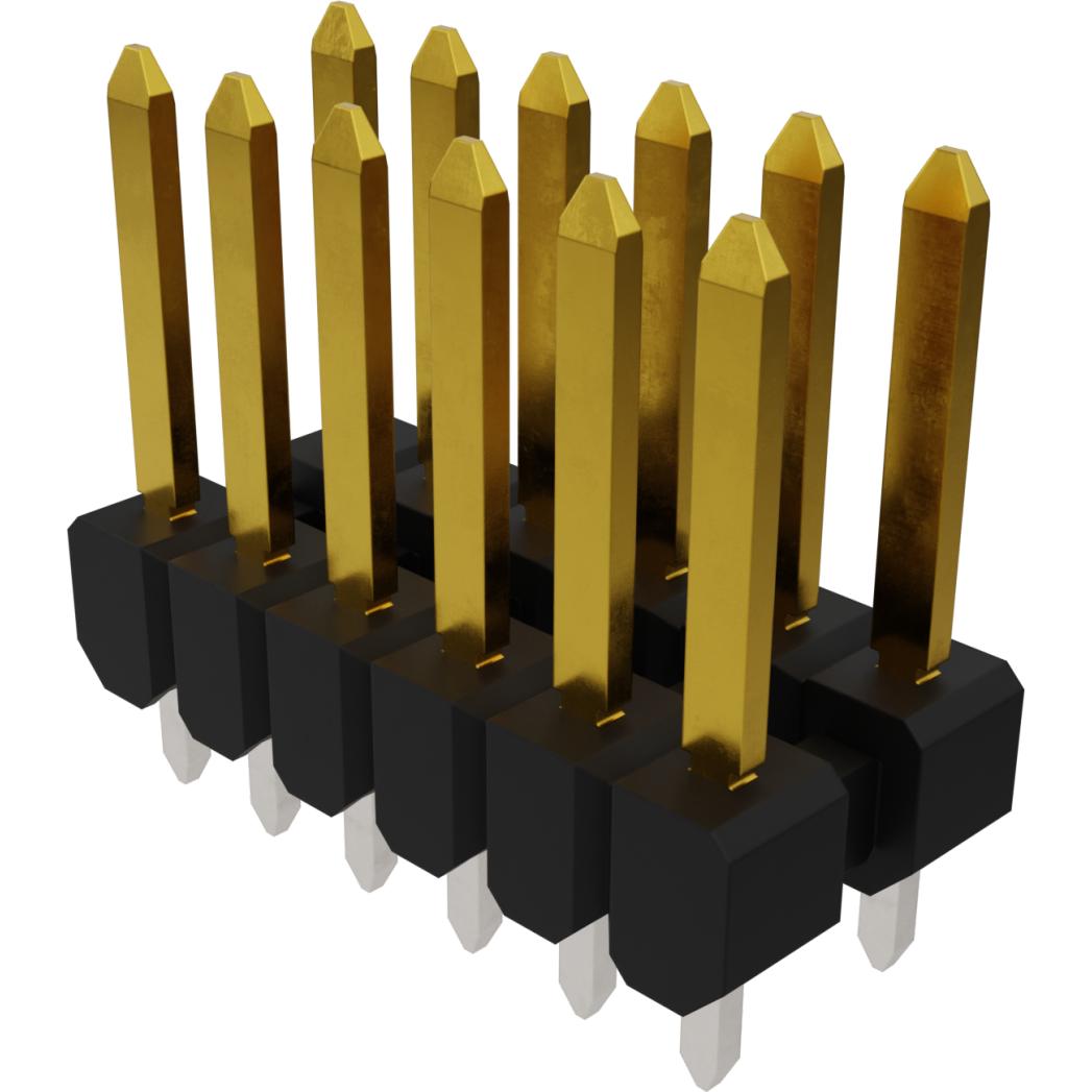 Molex-0757571261 Steckverbinderleisten und Leiterplattenbuchsen Conn Unshrouded Header HDR 12 POS 3.5mm Solder ST Top Entry Thru-Hole MX 150 Tube