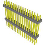 Conn Board Stacker HDR 34 POS 2.54mm Solder ST Top Entry Thru-Hole Bulk