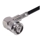 Conn TNC 0Hz to 11GHz 50Ohm Crimp RA Cable Mount PL Gold Over Nickel Single