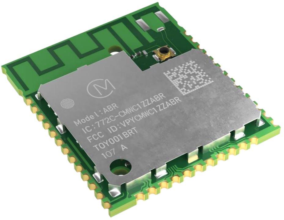 Murata Manufacturing-CMWC1ZZABR-107 802.11 LAN sans fil Module 802.11b/g/n 11000Kbps 37-Pin