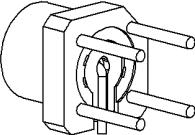 Radiall-R222940100W RF-Steckverbinder Conn SMP 0Hz to 12.4GHz 50Ohm Solder ST SMD RCP Nickel Phosphorous Gold T/R