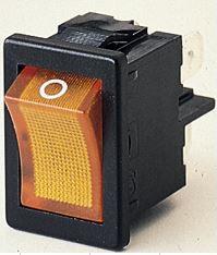 Marquardt Switches-1855.1125 Wippschalter Switch Rocker ON OFF DPST Quick Connect Curved Rocker 6A 125VAC 74.57VA