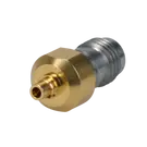 HUBER+SUHNER-33_MMPX-PC185-50-2/1_NE RF-Steckverbinder Conn PC1.85 to MMPX Adapter 0Hz to 15GHz 50Ohm ST F/M Gold Over Nickel Phosphorus Single