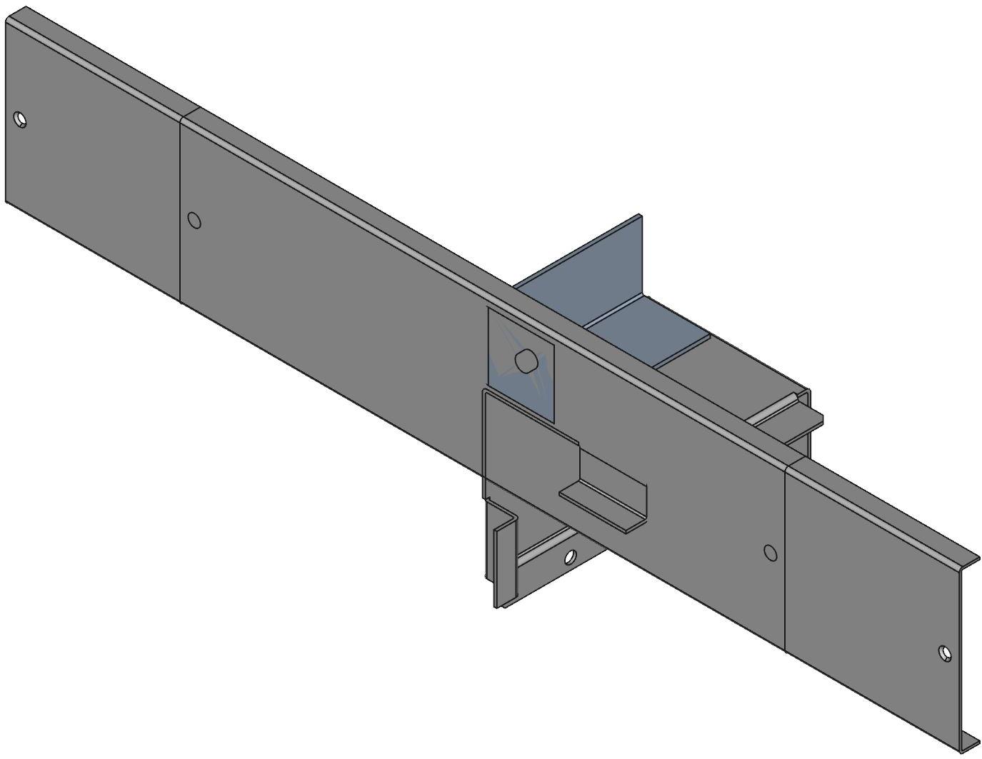 Hammond Manufacturing-CPL19431BK1 null Bottom Plinth, Black, 23.01In Length, 31.51In Depth, 4.5In Height