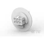 Conn Housing RCP 6 POS 6.35mm Crimp ST Panel Mount Natural Package