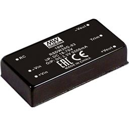 MEAN WELL-RSDW20H-15 DC to DC Converter and Switching Regulator Module Module DC-DC 110VIN 1-OUT 15V 1.33A 20W 6-Pin Tube