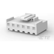 TE Connectivity-1-1123722-6 分立接线罩连接器 Conn Housing PL 6 POS 3.96mm Crimp ST Cable Mount Natural Bag