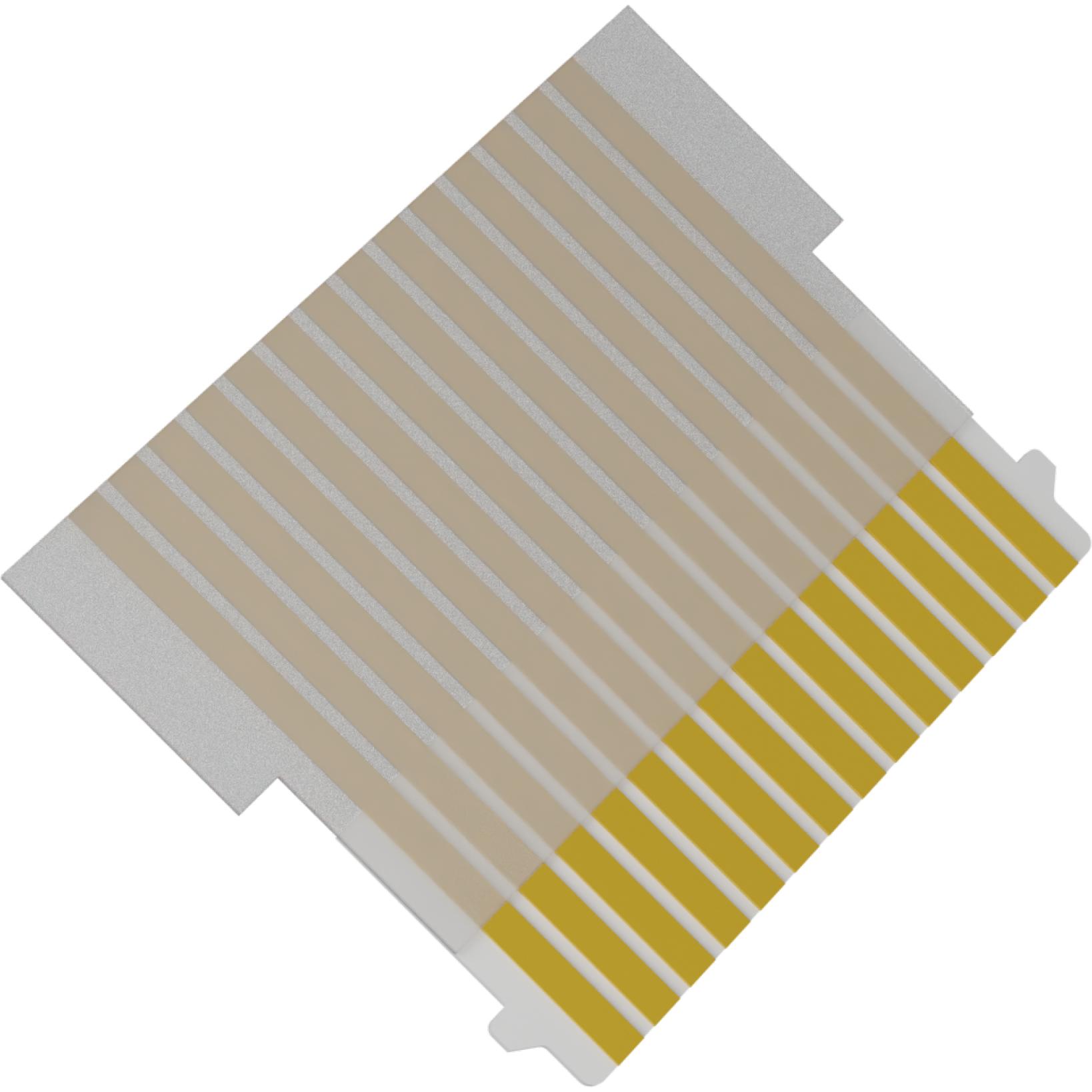 Molex-15019-0293 Flachband Kabelbaugruppen Cable Assembly 0.076m 29AWG 1mm 14 to 14 POS FFC Jumper to FFC Jumper M-M Premo-Flex FFC Jumper Bag