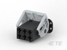 TE Connectivity-1475104-1 Steckverbinderleisten und Leiterplattenbuchsen Conn Wire to Wire F 6 POS ST