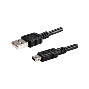 Same Sky (formerly CUI Devices)-CBL-UA-MB-05BP Cable Assembly USB Cable Assembly USB 0.5m USB 2.0 Type A to Mini USB 2.0 Type B 4 to 5 POS M-M 28AWG