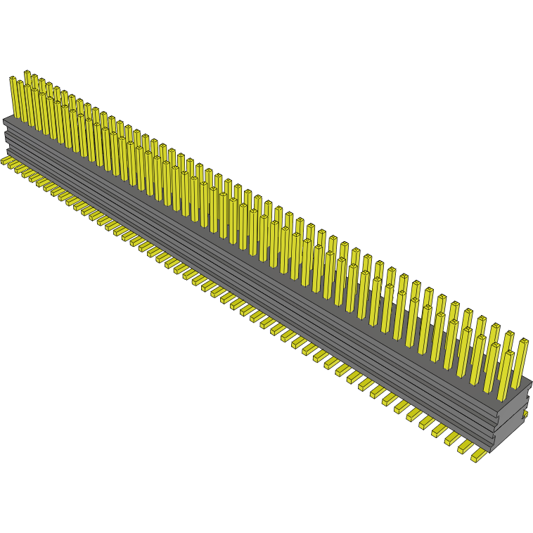 Samtec-AW-50-03-G-D-122-120 Steckverbinderleisten und Leiterplattenbuchsen Conn Board Stacker HDR 100 POS 0.8mm Solder ST SMD Tube
