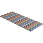 Flat Ribbon Cable Fluorinated Ethylene Propylene 37Conductors 28AWG 300VAC Multi Color 3.04m Spool