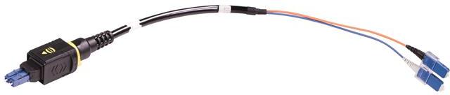 HARTING-33614310020004 Montaje de cables de fibra óptica Cable Assembly Fiber Optic 2m Duplex SC to Duplex LC 2 to 2 POS PL-PL