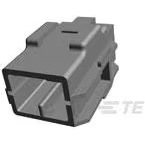 TE Connectivity-348794-4 分立接线罩连接器 Conn Housing RCP 2 POS 5.4mm Crimp ST Cable Mount Yellow Box