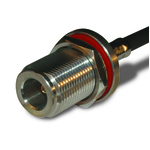 RF Connector N-Type Straight Crimp Jack for RG-316 Bulkhead 50 Ohm