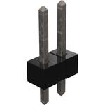 Conn Unshrouded Header HDR 2 POS 2.54mm Solder ST Top Entry Thru-Hole C-Grid Tray