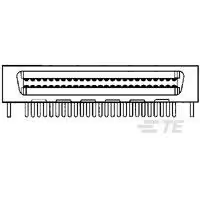 TE Connectivity-5-5175474-5 Steckverbinder, SCSI Conn High Density RCP 40 POS 1.27mm Solder RA Thru-Hole 80 Terminal 1 Port