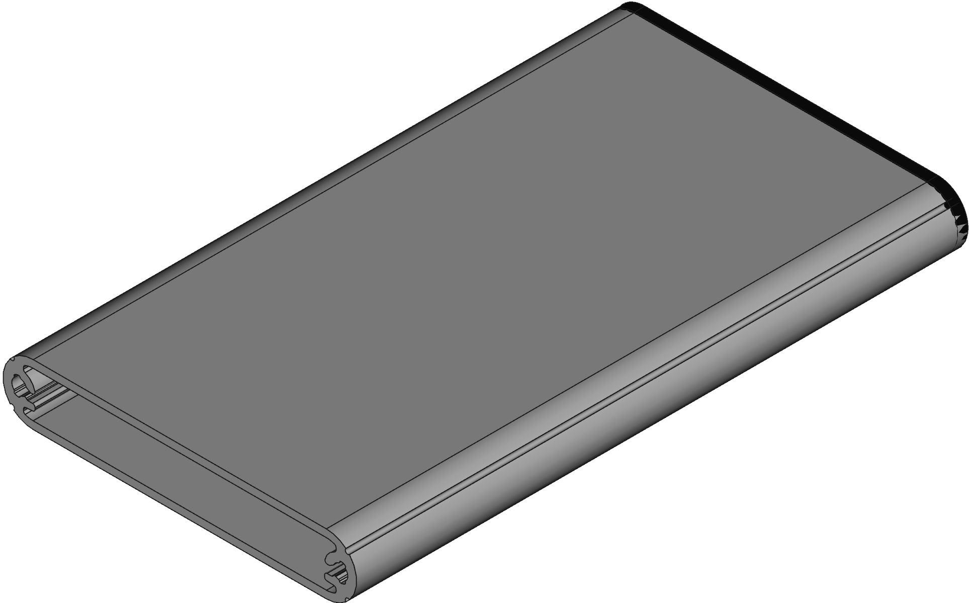 Hammond Manufacturing-1455A1202BU Kästen, Gehäuse und Gestelle Blue Aluminum Wall Mount Extruded Enclosure