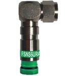 Conn Type F 75Ohm RA Cable Mount PL Gold Pack