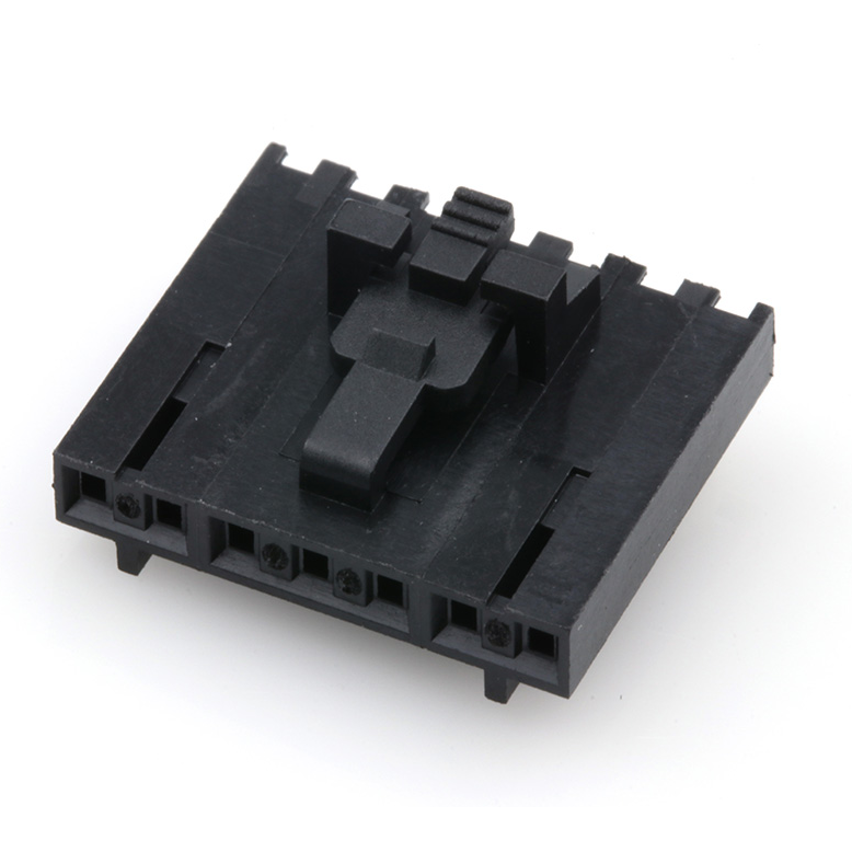 Molex-50-57-9407 分立接线罩连接器 Conn Housing RCP 7 POS 2.54mm Crimp ST Cable Mount Black SL™ Bag