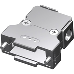 Hood 90°/180° 2 Shell Size Nickel Acrylonitrile Butadiene Styrene/Polycarbonate Screw Lock FCT Products