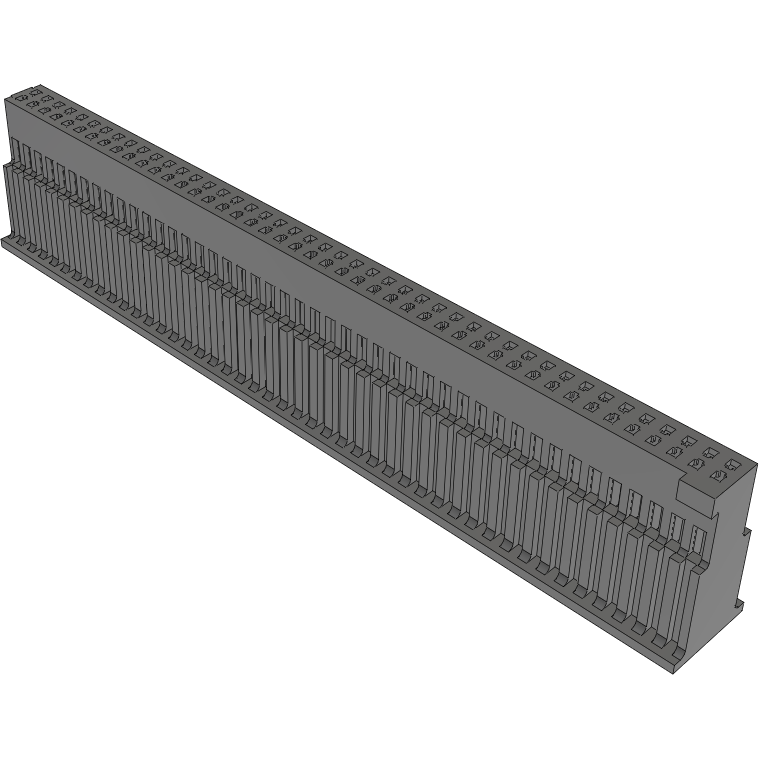 Samtec-ISDF-45-D Gaine de câblage de raccordement discret Conn Housing RCP 90 POS 1.27mm Crimp ST Cable Mount Black Tube