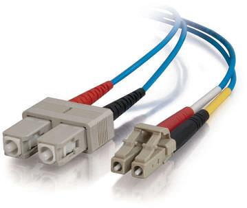 Legrand-37628 Glasfaserkabel-Baugruppen 5m LC-SC 50/125 OM2 Duplex Multimode Fiber Optic Cable