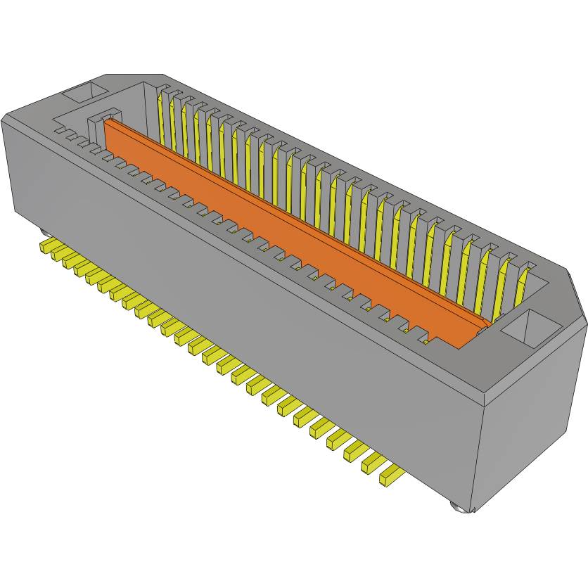 Samtec-QTS-025-01-H-D-A Cabezales del conector y receptáculos PCB Conn Micro High Speed Terminal Strip HDR 50 POS 0.635mm Solder ST SMD Tray