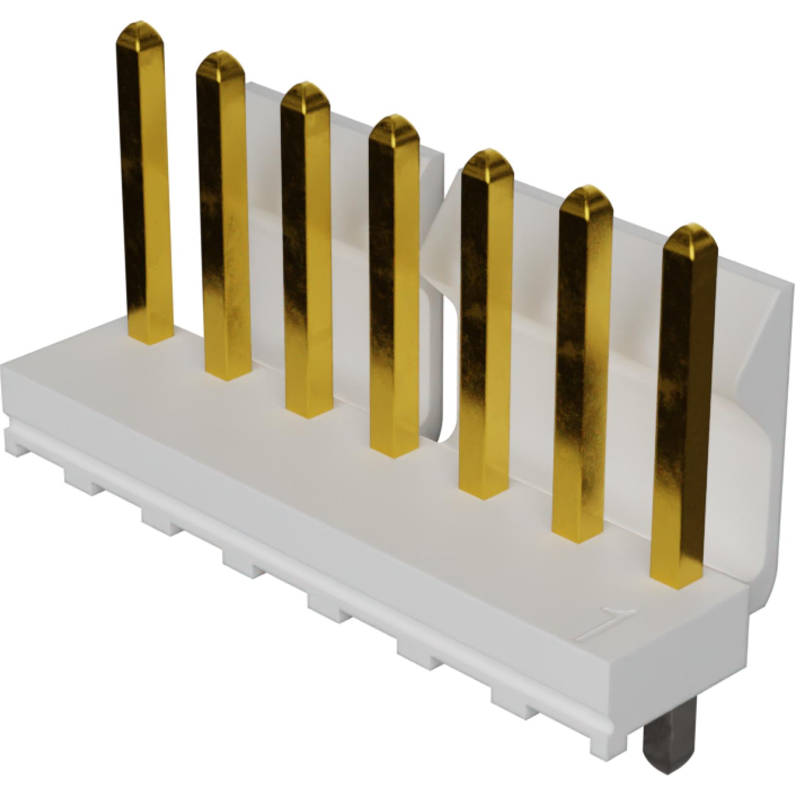 Molex-0417910837 Embases de raccordement et réceptacles PCB Conn Wire to Board HDR 7 POS 3.96mm Solder ST Top Entry Thru-Hole Bag